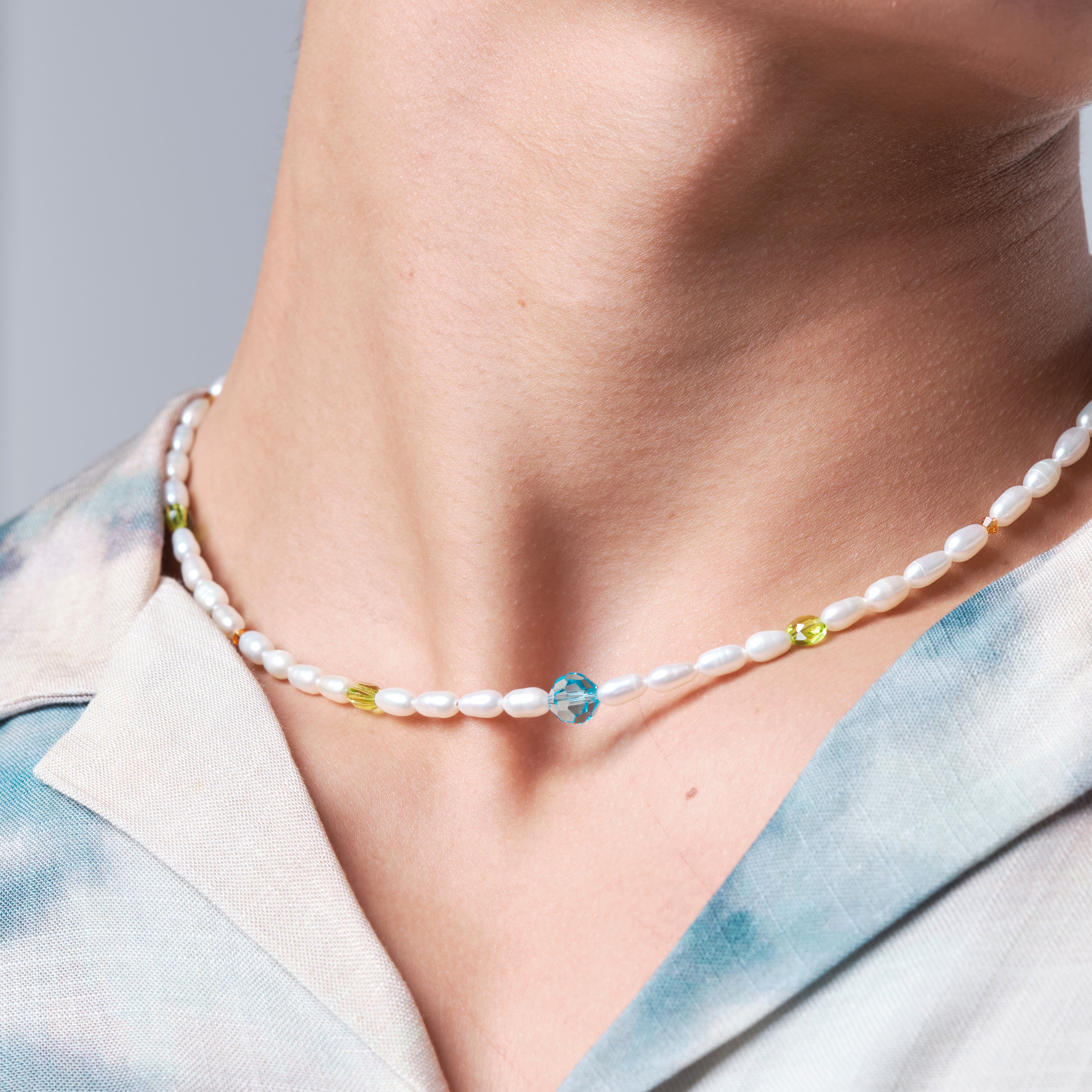 Rio® Pearl Swarovski, choker