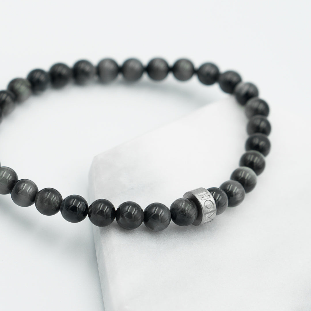 Hawk's Eye Chrysoberyl 6.0 mm Bracelet