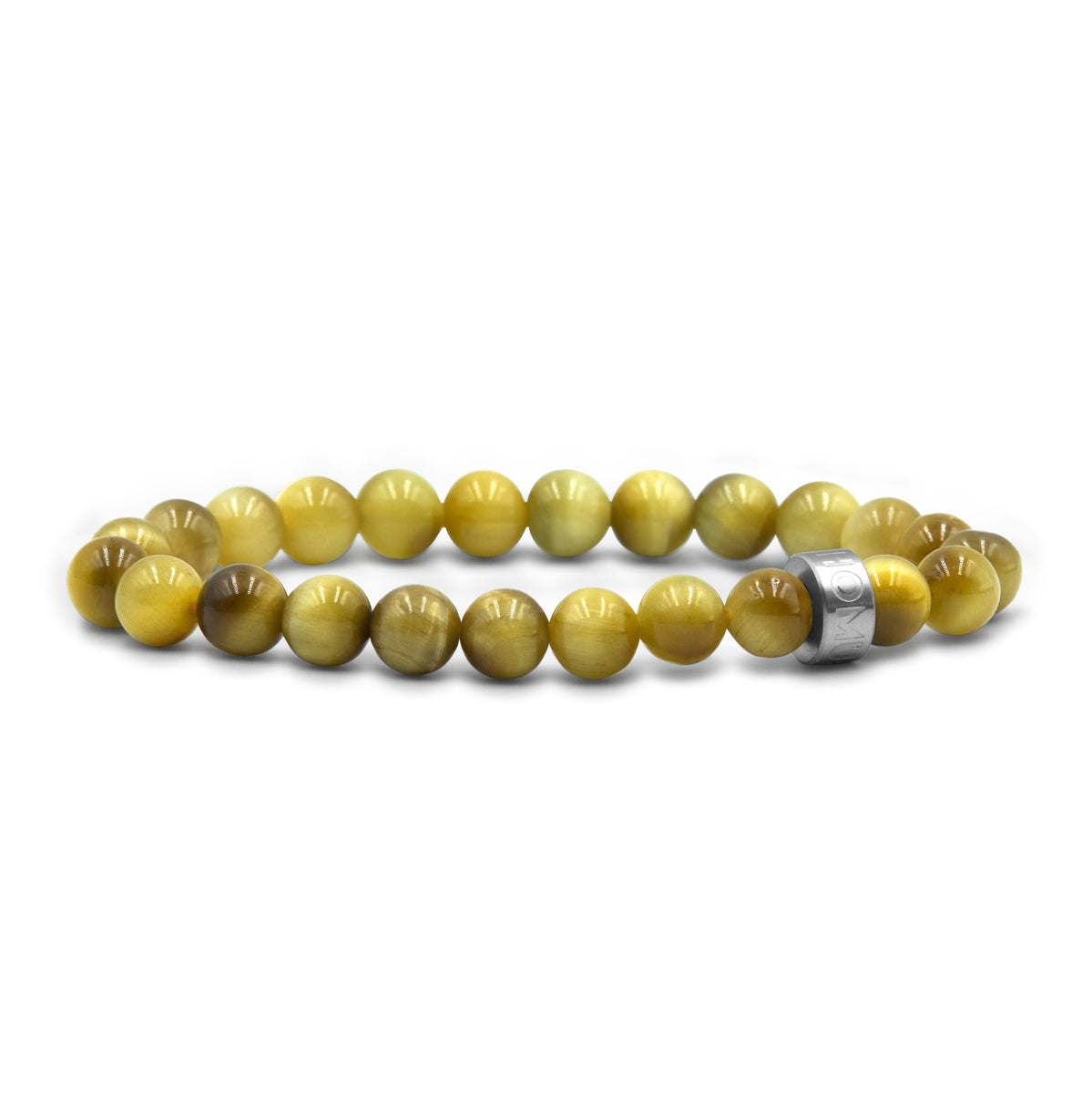Dreamy Golden Tiger Eye Bracelet - 8mm or 10mm Crystals - Unisex | Celik Crystals Eternal Grace Tiger's Eye Bracelet"