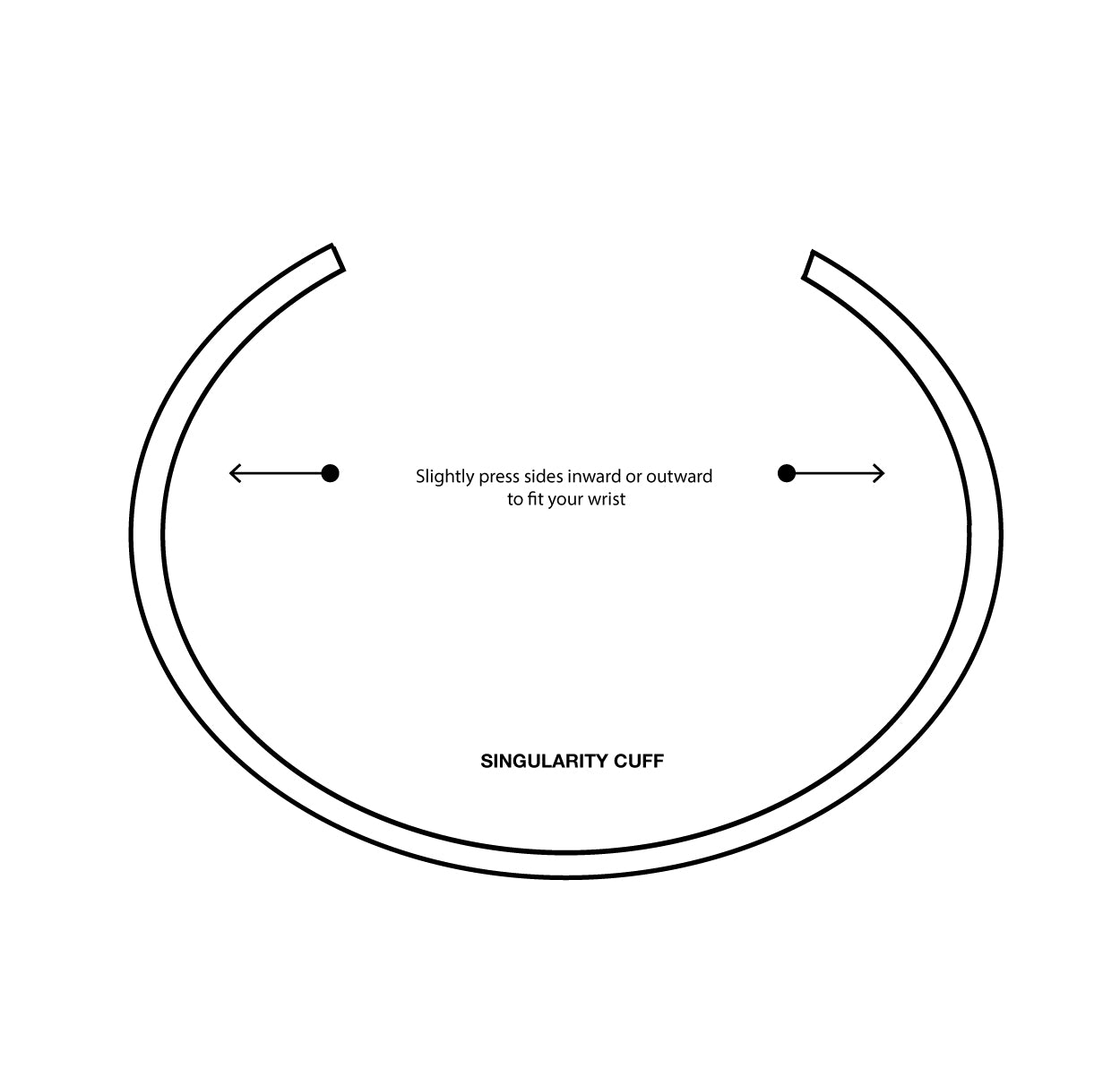 Singularity® Cuff - Silver