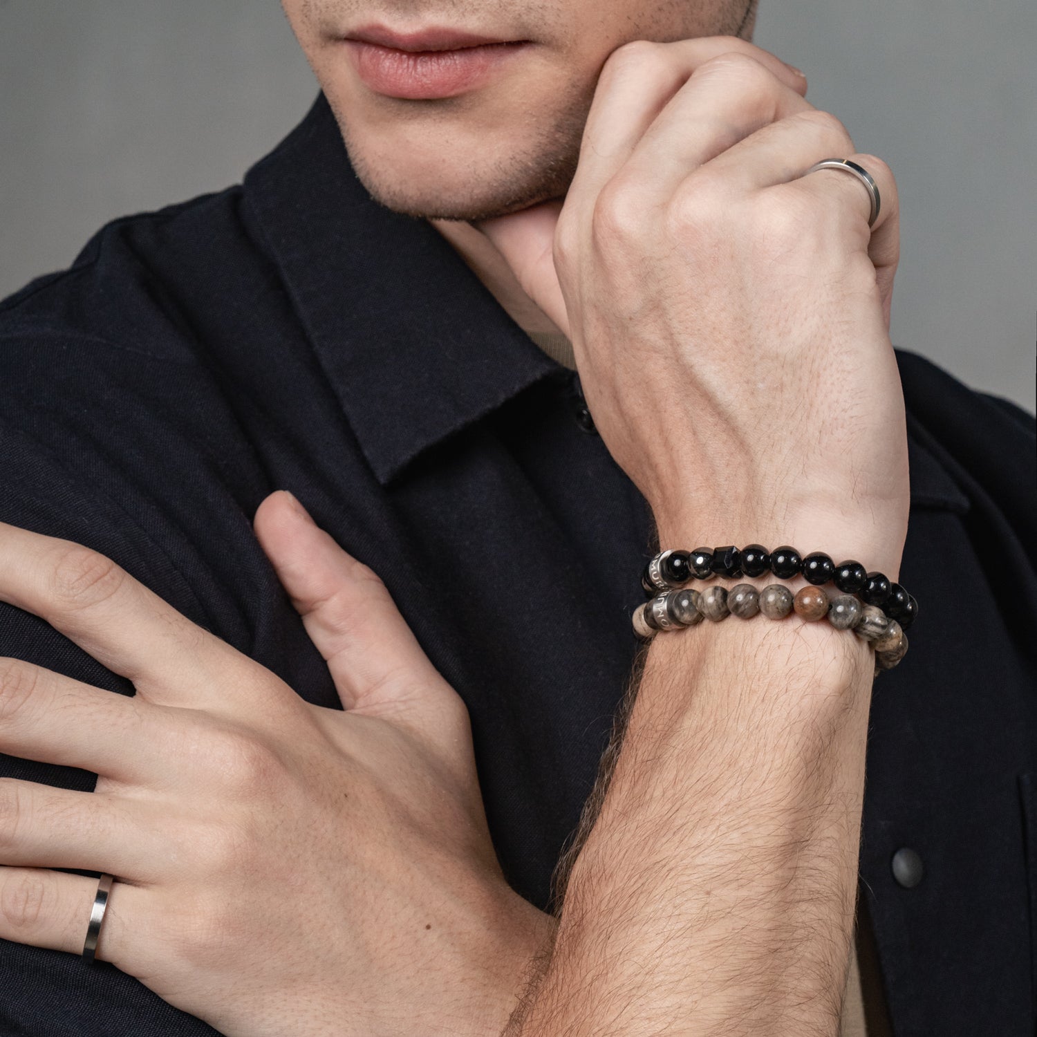 Black Sunstone Bracelet