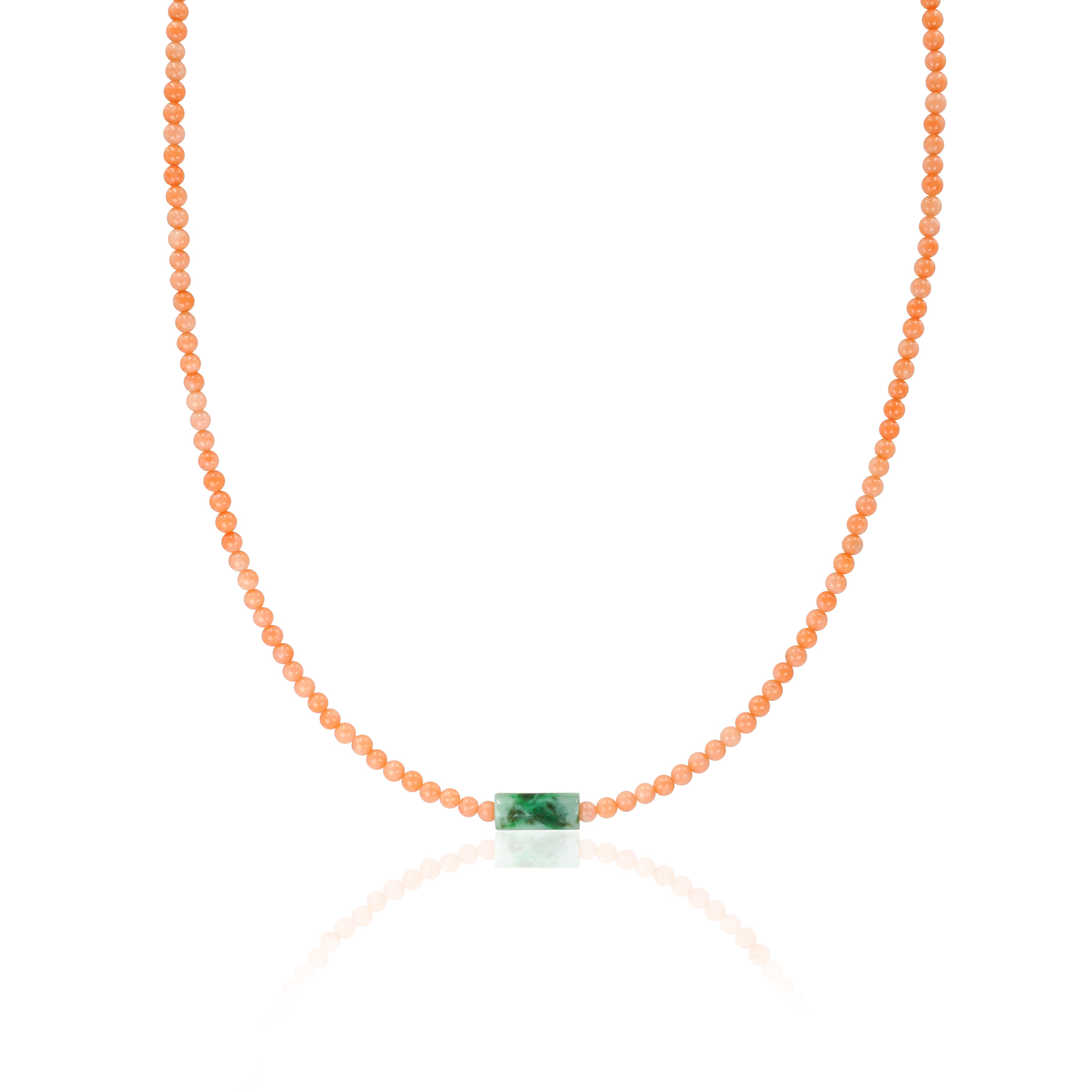 Hao® Jade & Coral, Necklace