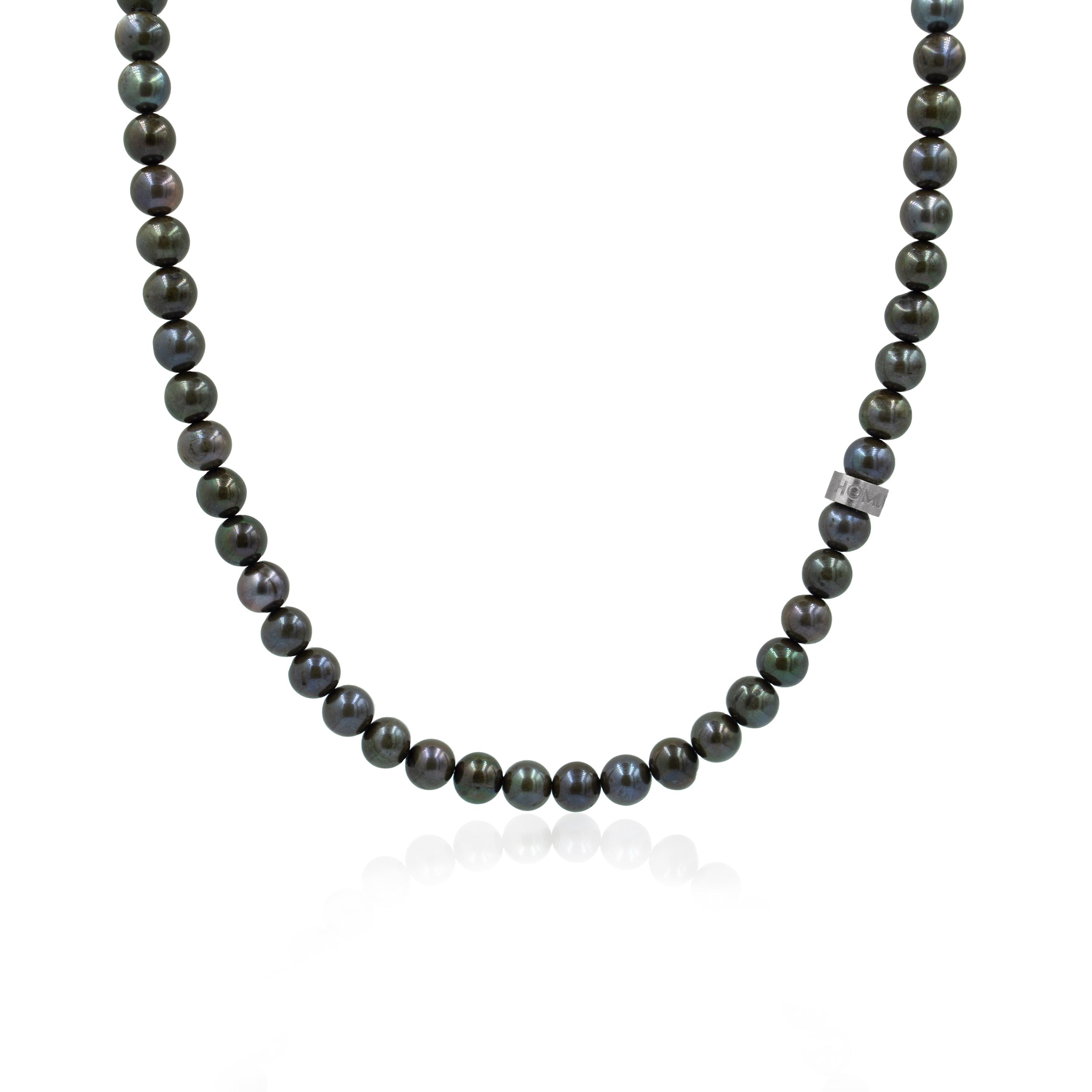 Imitation black sale pearl necklace